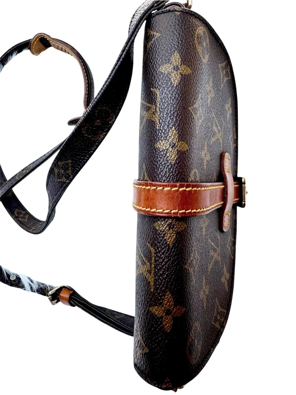 Louis Vuitton LV Shoulder Crossbody VTG Bag Chantilly PM Brown Monogram - Picture 9 of 17